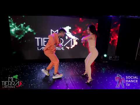 Pablito Stellato & Melisa - Salsa social dancing | Mi Tierra Latin Festival 2019