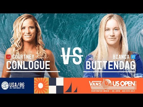 Courtney Conlogue vs. Bianca Buitendag - Round Two, Heat 4 - Vans US Open 2017 (W)
