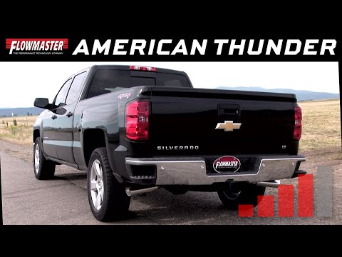 2014-19* GM Silverado/Sierra 1500 4.3L, 5.3L - American Thunder Cat-back Exhaust System 817669