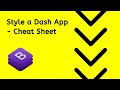 How To Style Your Dash App With Bootstrap Cheat Sheet