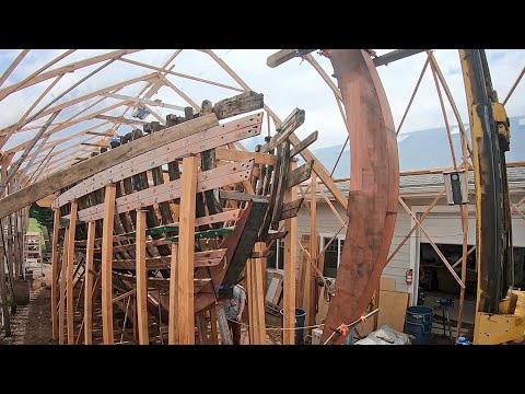 Replacing the bow on a vintage wooden boat  / Rebuilding Tally Ho EP52