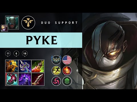 Pyke Support vs Rakan - NA Challenger Patch 25.22
