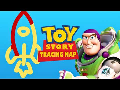Toy Story Musical Tracing Map 🚀 Relaxing Sleeping Music