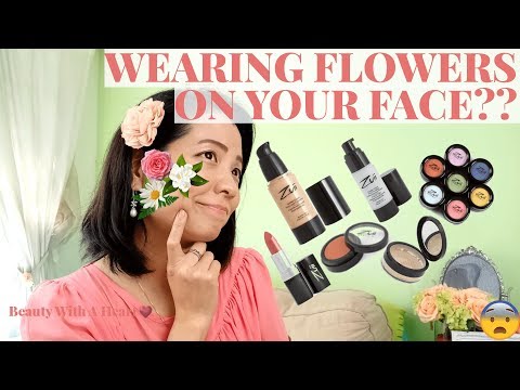 Wearing Flowers On Your Face? Zuii Organic Makeup First Impressions & Wear Test