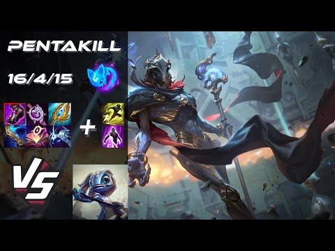 MID Viktor vs Fizz [PENTAKILL] - EU Grandmaster Patch 25.S1.3