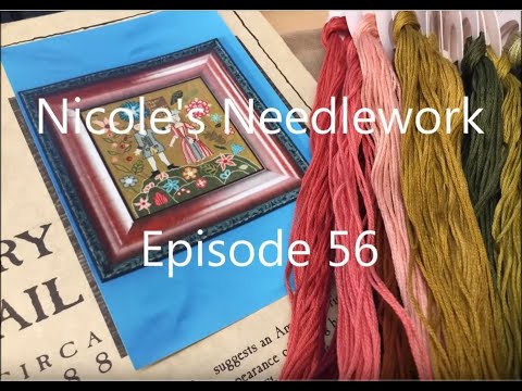 Nicole's Needlework: Episode/FlossTube #56 - A couple of finishes, lots of WIPs and some Knitting