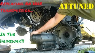 Chevy HHR - How To Remove And Replace the Transmission In the Driveway (without removing the engine)