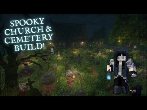 Exploring a Haunted Churchyard in Minecraft