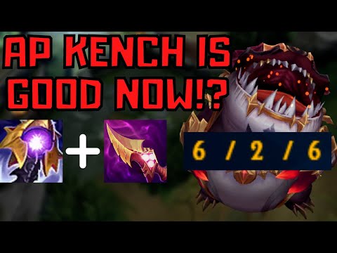 NEW REWORKED AP TAHM KENCH IS REALLY GOOD! - League of Legends Tahm Kench Rework PBE
