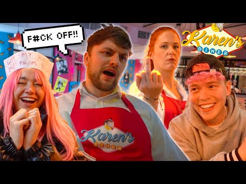 Eating at The Worlds RUDEST Restaurant (VERBALLY ABUSED) at Karen's Diner!