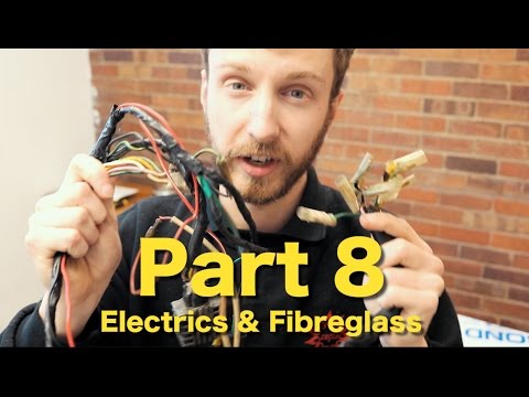 Honda CB125 Cafe Racer Build - Part 8 - Electrics & Fibreglass work