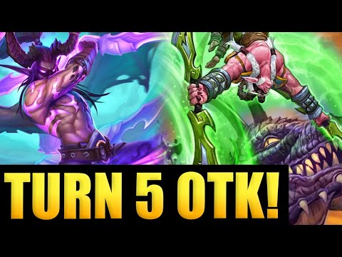 Turn 5 Lethal Guaranteed...WHAT IS THIS MONSTER?!... | Hearthstone