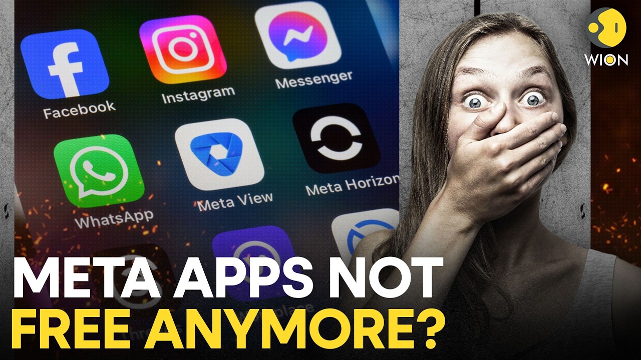 Meta To Make You PAY For Instagram, WhatsApp & Facebook Subscriptions? | WION Originals