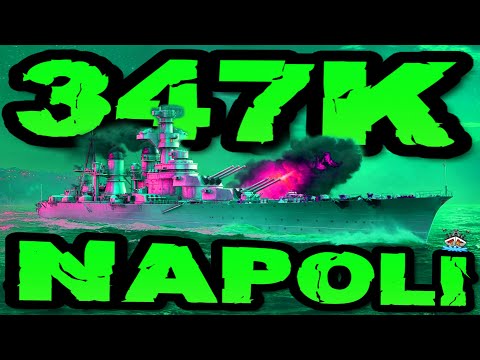 Napolidrückt 347K DMG *Naa Naa Naaapooliiii* im "300K Club" ⚓️ in World of Warships 🚢