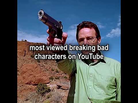 Most Viewed Breaking Bad Characters on YouTube | #Shorts