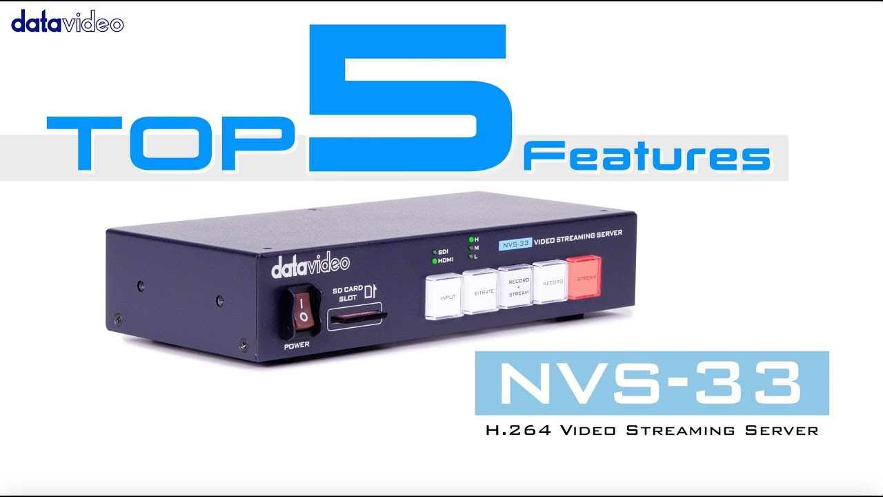 datavideo NVS-33 Video Streaming Encoder/Recorder