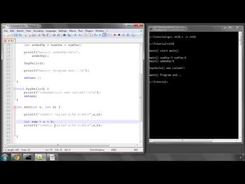 Beginning C Programming - Part 18 - Basic Functions (2)