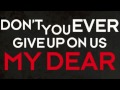 The Maine- Don't Give Up On "Us" Official ...