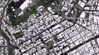 Google Earth Pro のムービーメーカー機能で作成したルートツアー