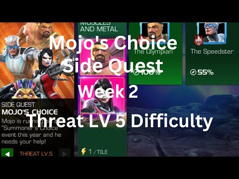 Mojo's Choice week 2, Level 5 Threat Difficulty | Side Quest.