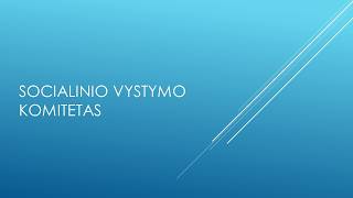 2026-08-25 Socialinio vystymo komiteto posėdis