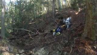 2015 Husqvarna TE 250 Extreme Enduro Crash