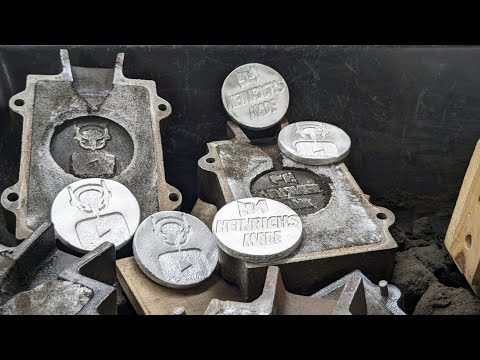 Mastering Aluminum Sand Casting: Create Stunning Metal Channel Rounds With This Technique!