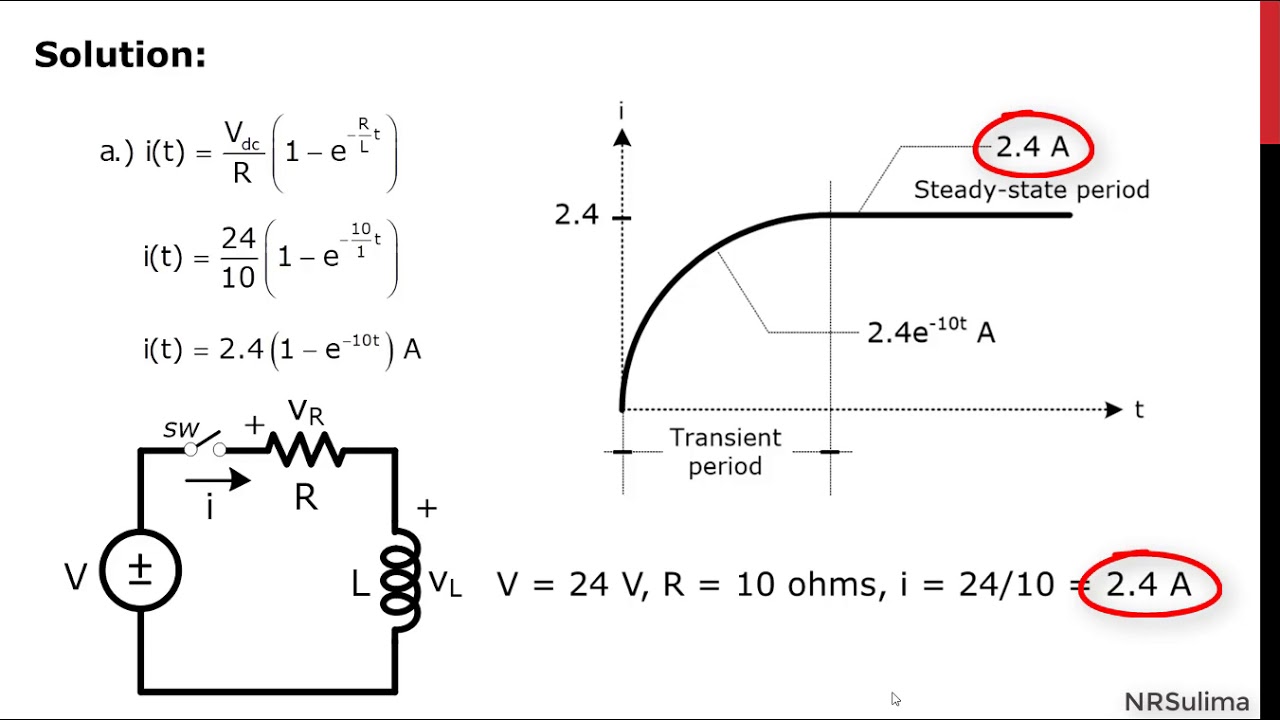 Electrical Engineering: Transient Analysis (Series RL and RC Circuits)