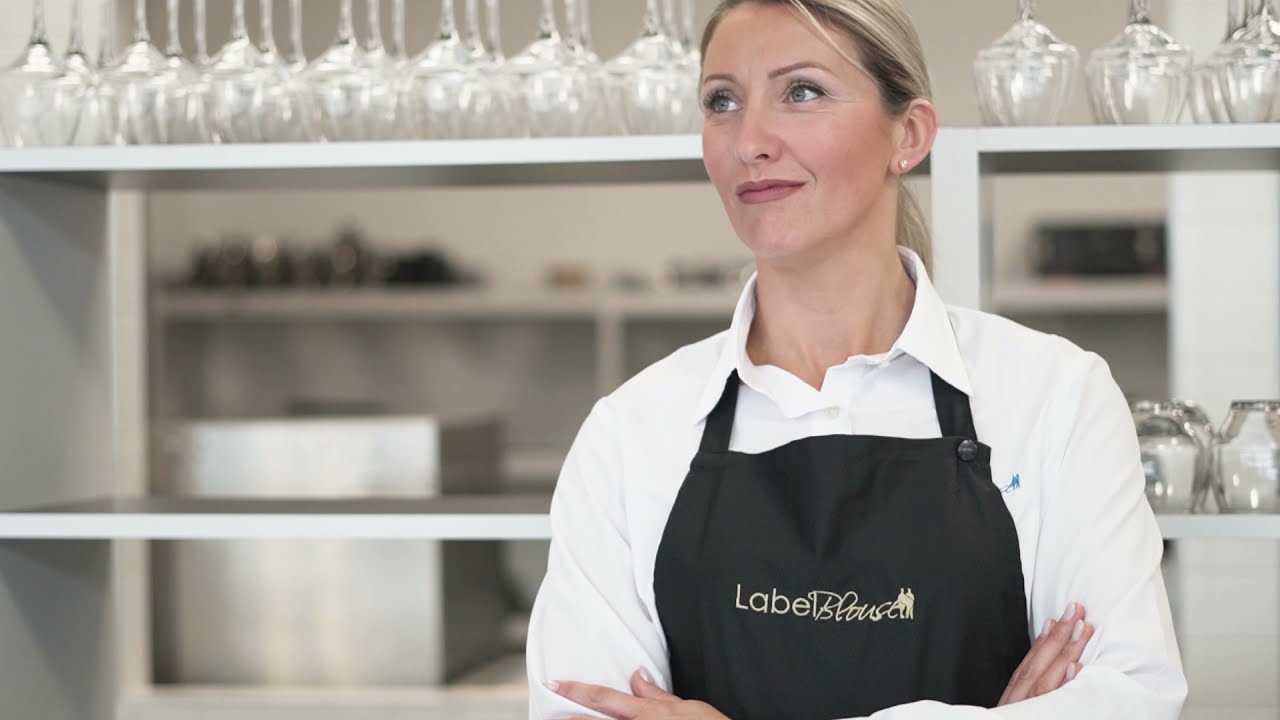 Tablier de cuisine Label Blouse et uniforme de serveur
