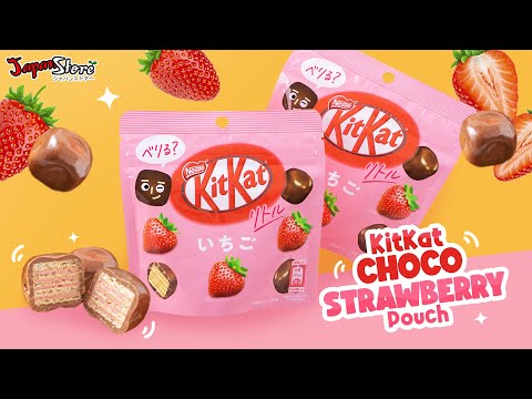 Satu Lagi KitKat Langka Dari Jepang - Strawberry Choco Pouch 😋