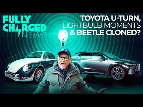 Toyota U-Turn, Lightbulb Moments & Beetle Cloned? | Fully Charged NEWS Video