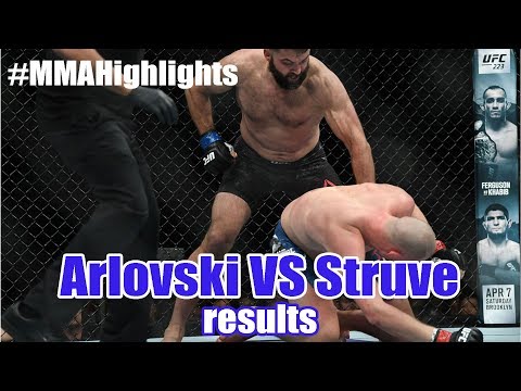 UFC 222 Latest Fight : SLOW MOTION : MMA Latest : Struve VS Arlovski