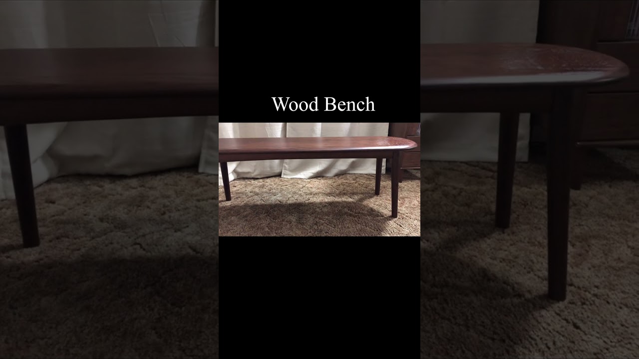Fancyarn Wood Bench