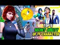 Top 5 Secret Ability Of FF Character || FF New Character Ability | FF Character Ability