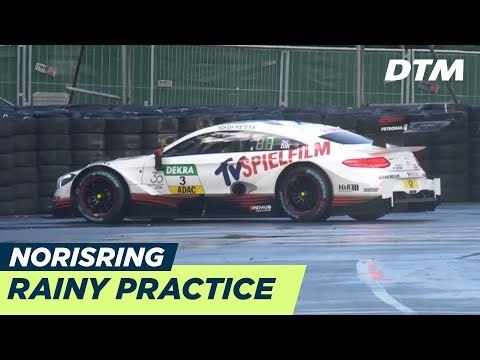 Regnerisches erstes Training - DTM Norisring 2018