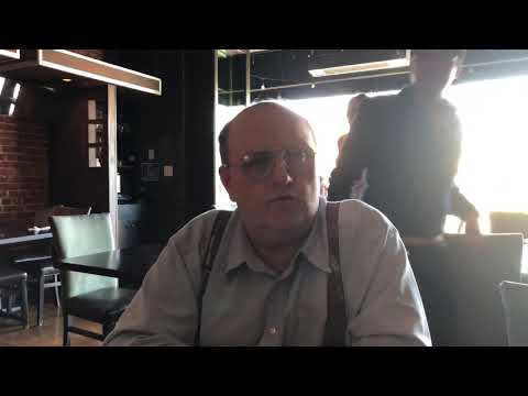 Antony I. Ginanne autographs copies of his Best Australian Film Scores CD