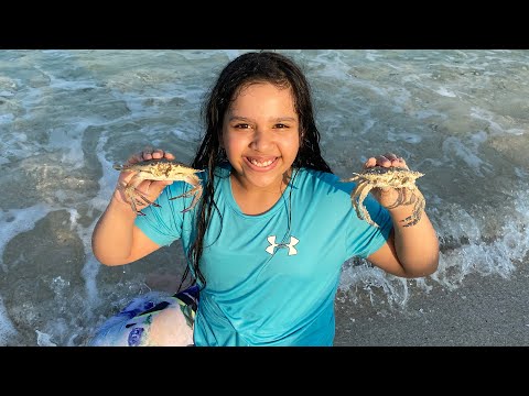 , title : 'مفاجأة شفا بطلعة للبحر !!Shafa on the beach! Playing with Sand'