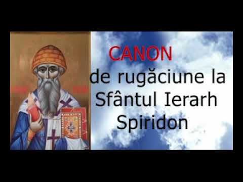 Canon de rugăciune către Sfântul Ierarh Spiridon - 12 Decembrie - slujitor Dani