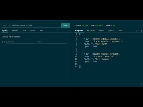 Fastify & Mongodb Bookstore REST API CRUD