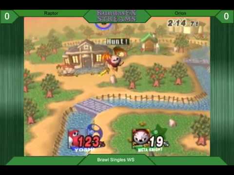 Clash Before Apex: SSBB Singles WS: Raptor (yoshi) vs Orion (mk)