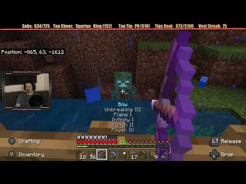Minecraft "Chill Stream" May 11, 2020 pt2 - An Elevated Nether Wart Farm