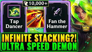 10,000+ Move Speed Zeri: Stacking 12 Times Per Hit - Ultimate Speed Demon | League Arena Gameplay
