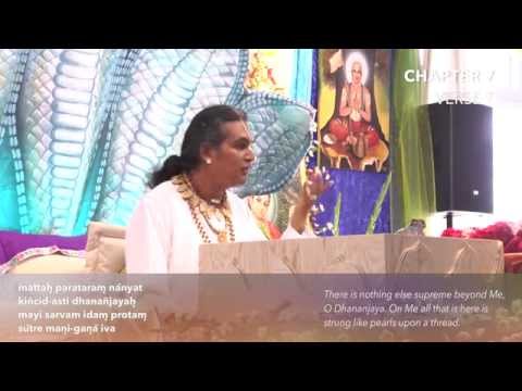 Shreemad Bhagavad Gita Verse 7.07 - Sri Swami Vishwananda
