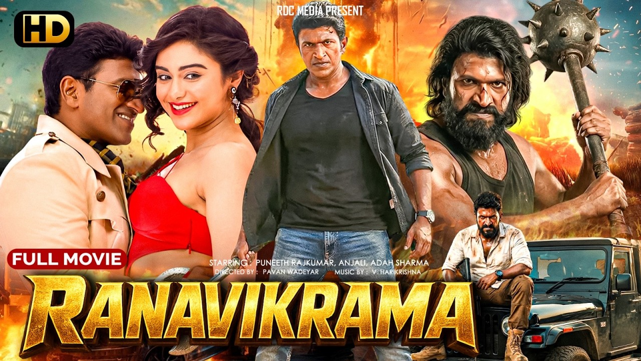 New Released (HD) South Indian Hindi Dubbed Movie | Ada Sharma, Puneeth Rajkumar | New Action Movie