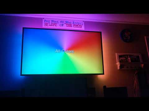 Hue lighting Color test