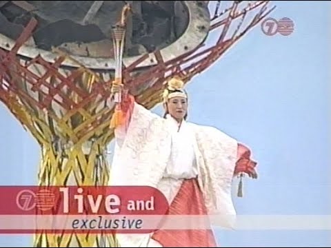 Midori Ito 🇯🇵🔥 lights the cauldron - 1998 Nagano Opening Ceremony