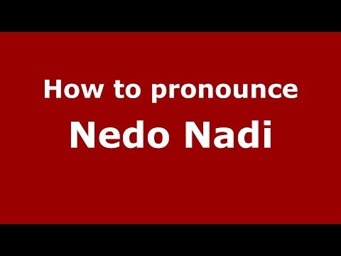 How to pronounce Nedo Nadi (Italian/Italy)  - PronounceNames.com
