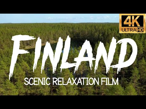 Finland | Cinematic Scenic Relaxation Film | Most Beautiful Aerial Views Of Finland ( Drone Shots )