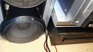 Video thumbnail for Sony MHC-gt111  Sony SS-RG555 speaker hang teszt by tomi tamás