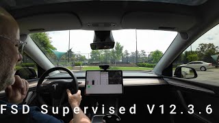 Tesla Drive #10 FSD Supervised 12.3.6.